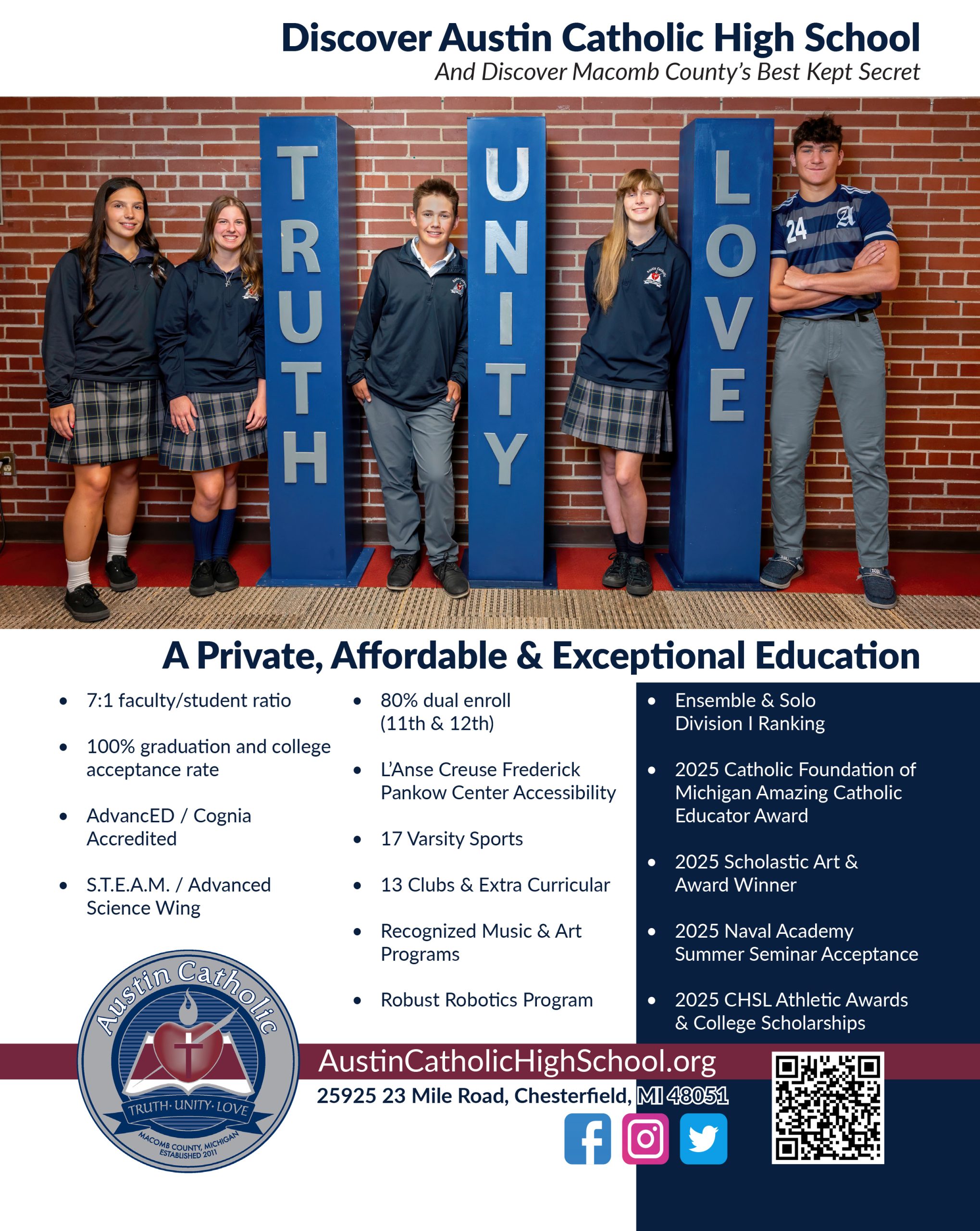 Austin Catholic School building