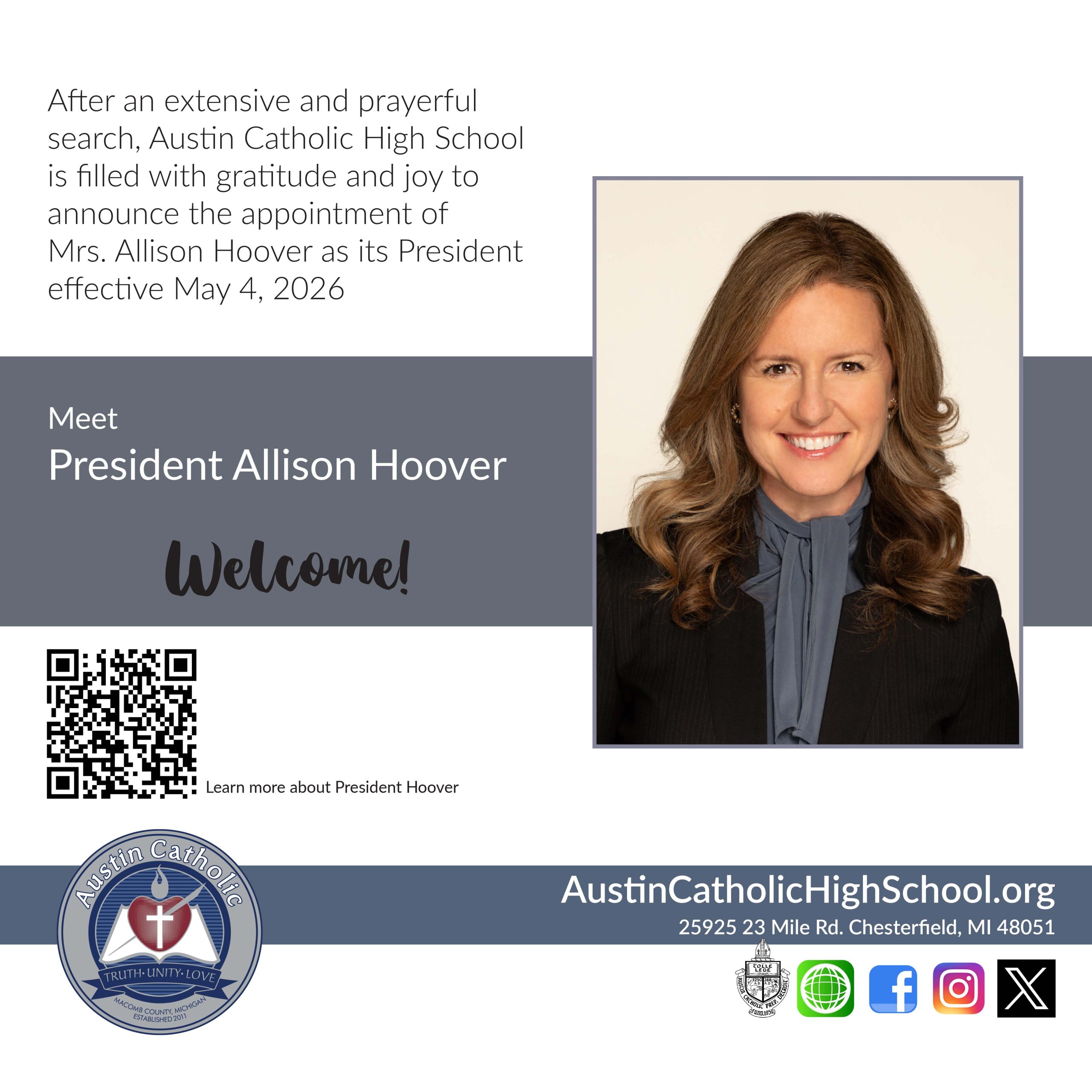 Austin Catholic High School appoints new president