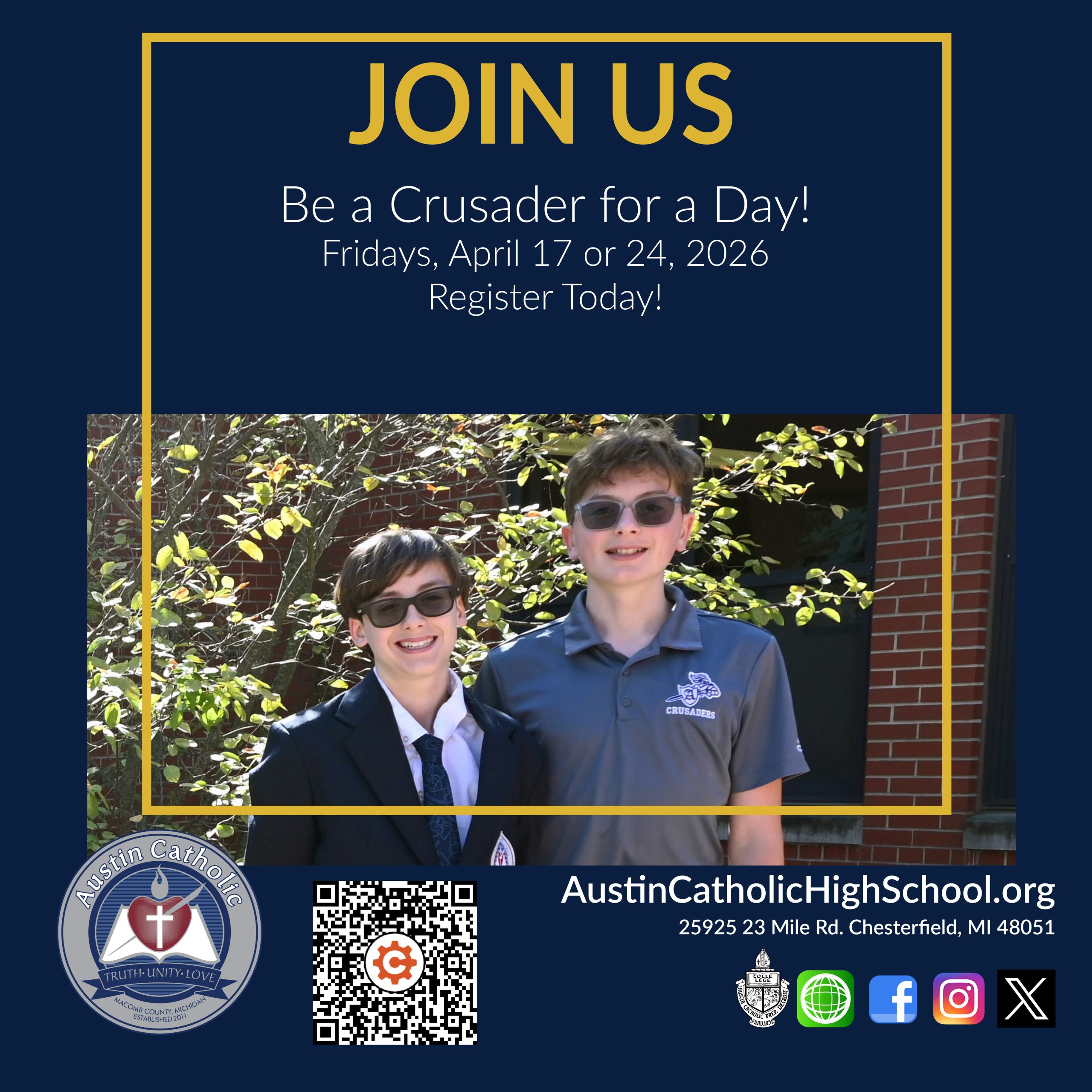 Austin Catholic High School Shadow Days