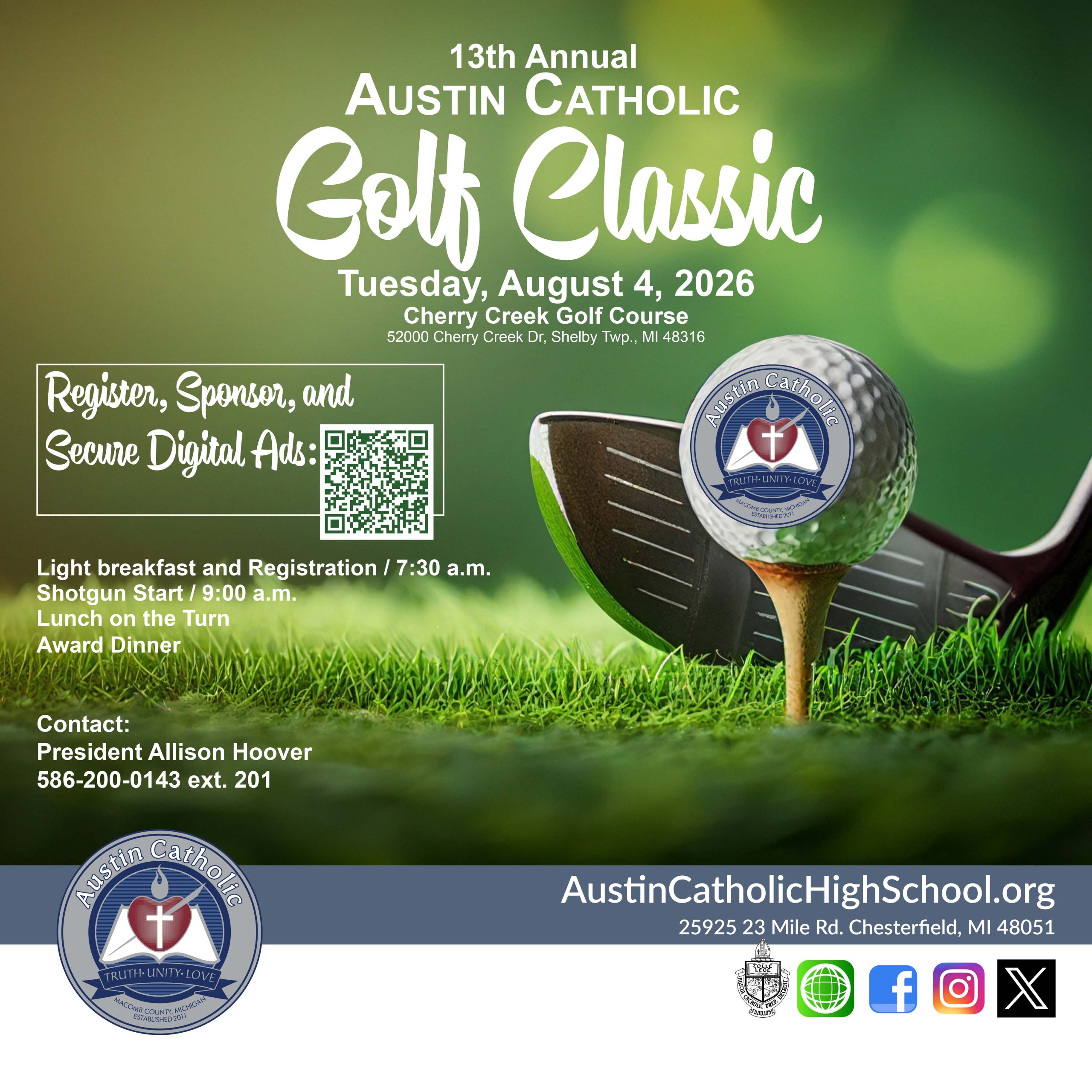 Austin Catholic High School Annual Golf Outing 2026
