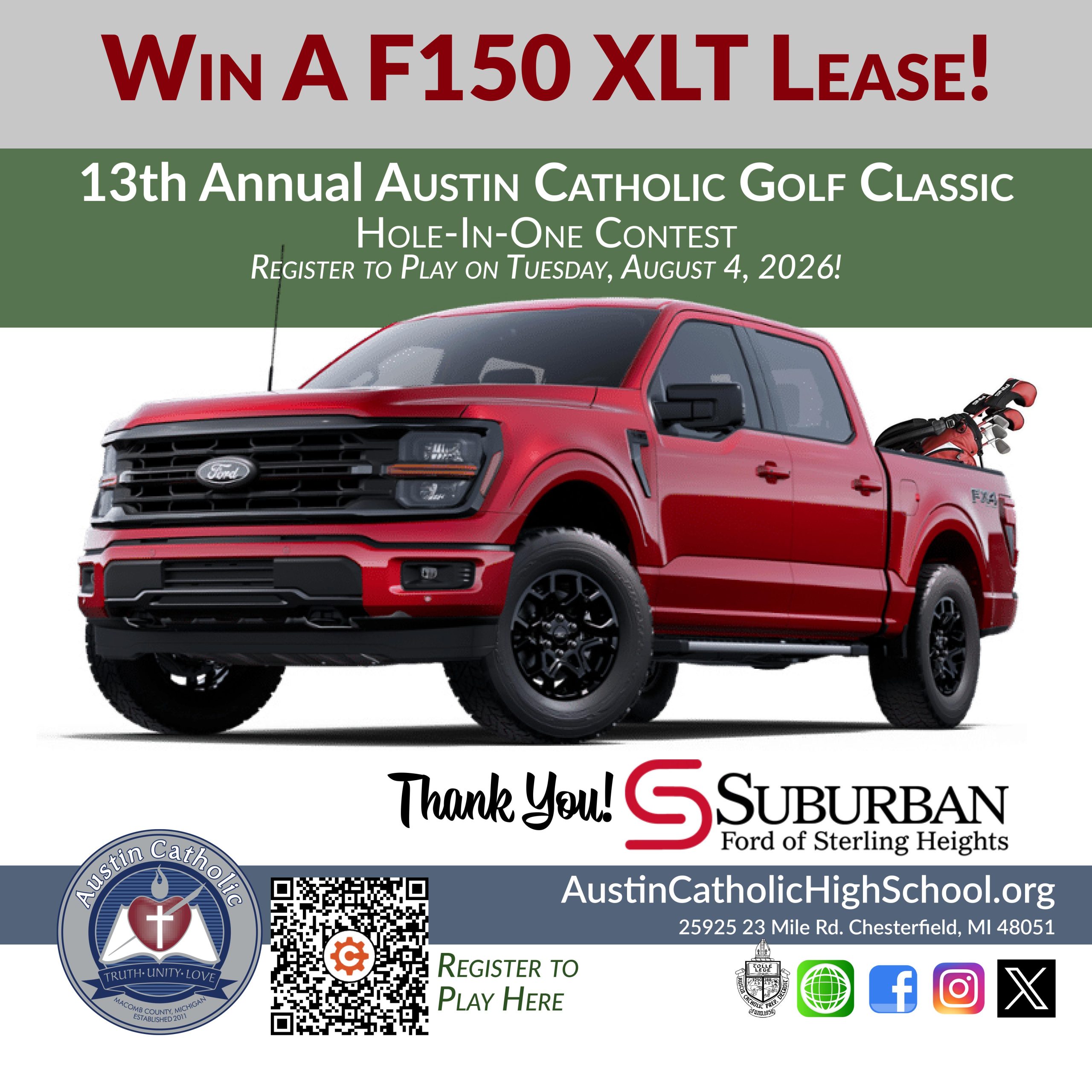 Austin Catholic High School Annual Golf Outing 2026