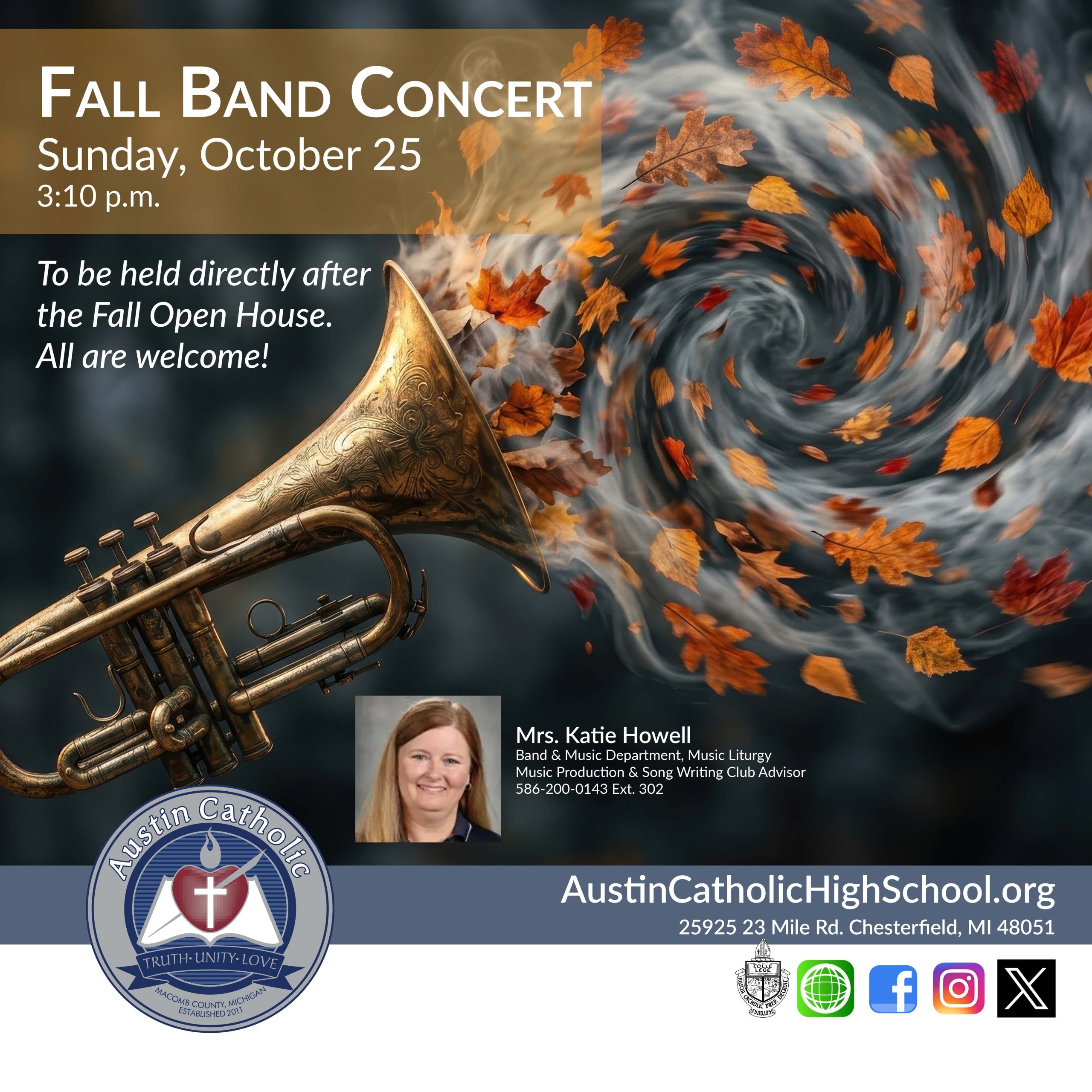 Austin Catholic High School Fall Band Concert 2026